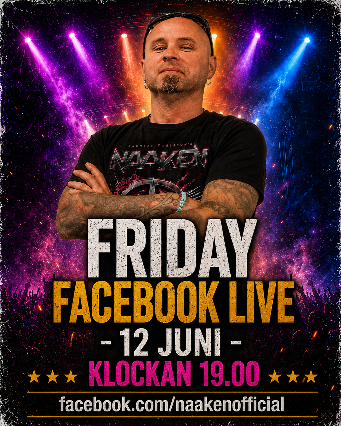 FRIDAY FACEBOOK LIVE – FRIDAY 12 JUNE 2026!